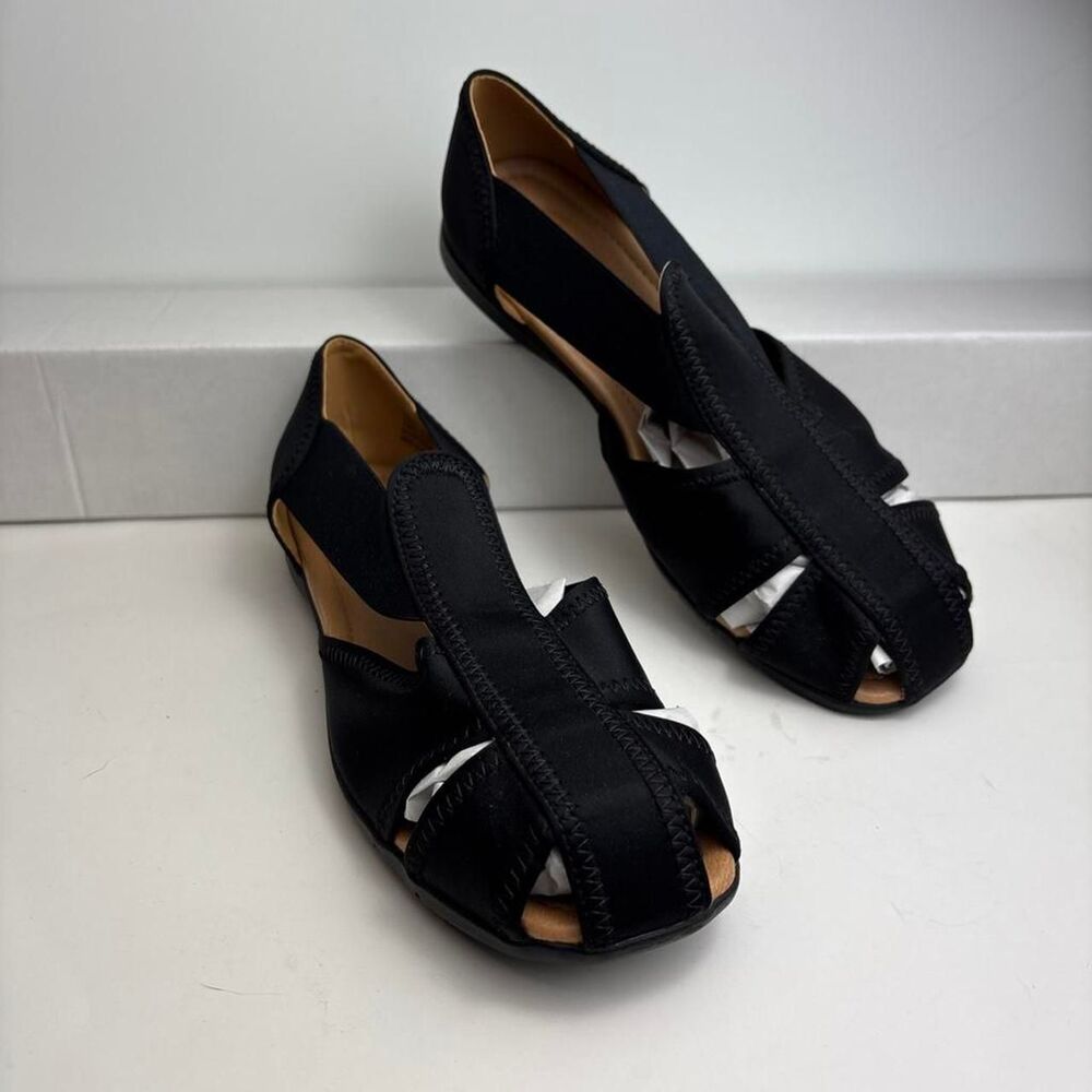 Comfortview Women's Black Loafers